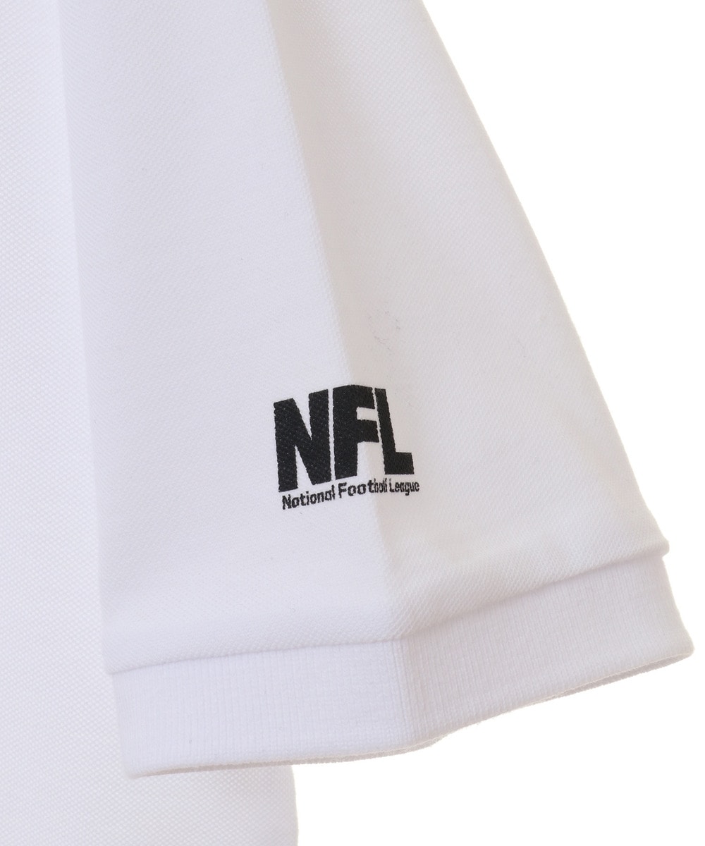 NFL 半袖鹿の子　ワンポイントロゴポロシャツ（LV RAIDERS/レイダース） 詳細画像 WHITE 5