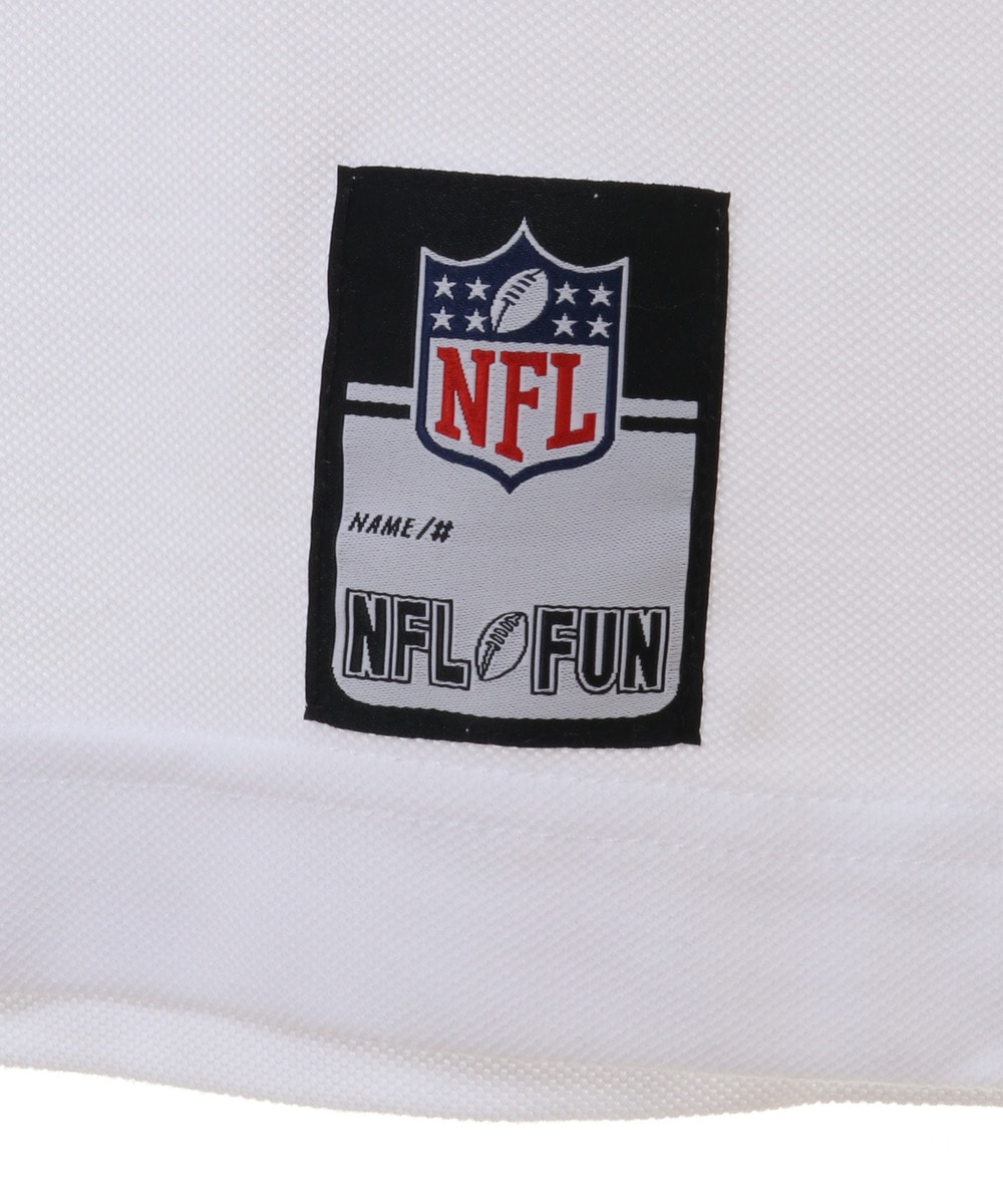 NFL 半袖鹿の子　ワンポイントロゴポロシャツ（LV RAIDERS/レイダース） 詳細画像 WHITE 6
