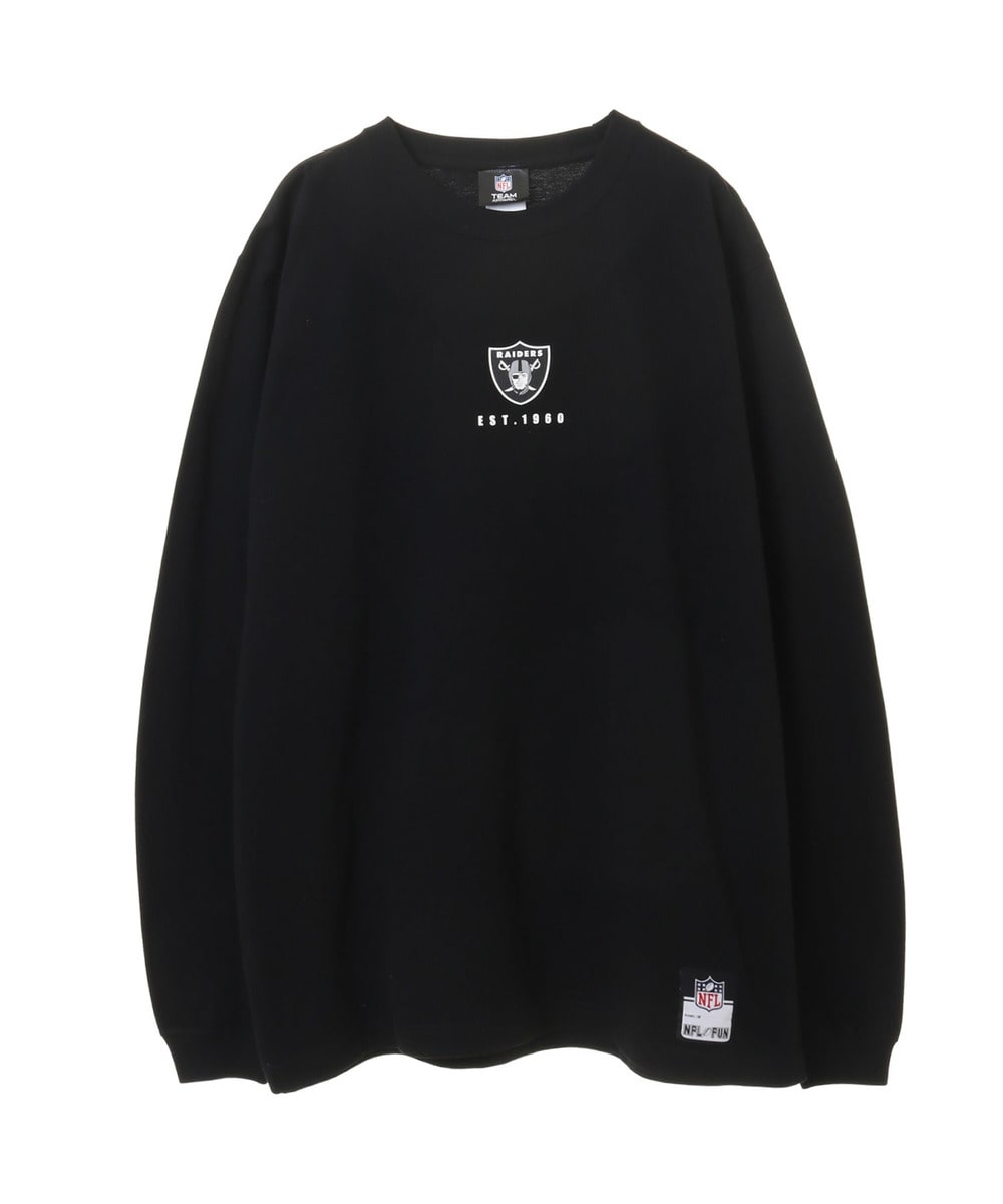 NFL ロングスリーブTシャツ（LV RAIDERS/レイダース） BLACK(ブラック) BLACK
