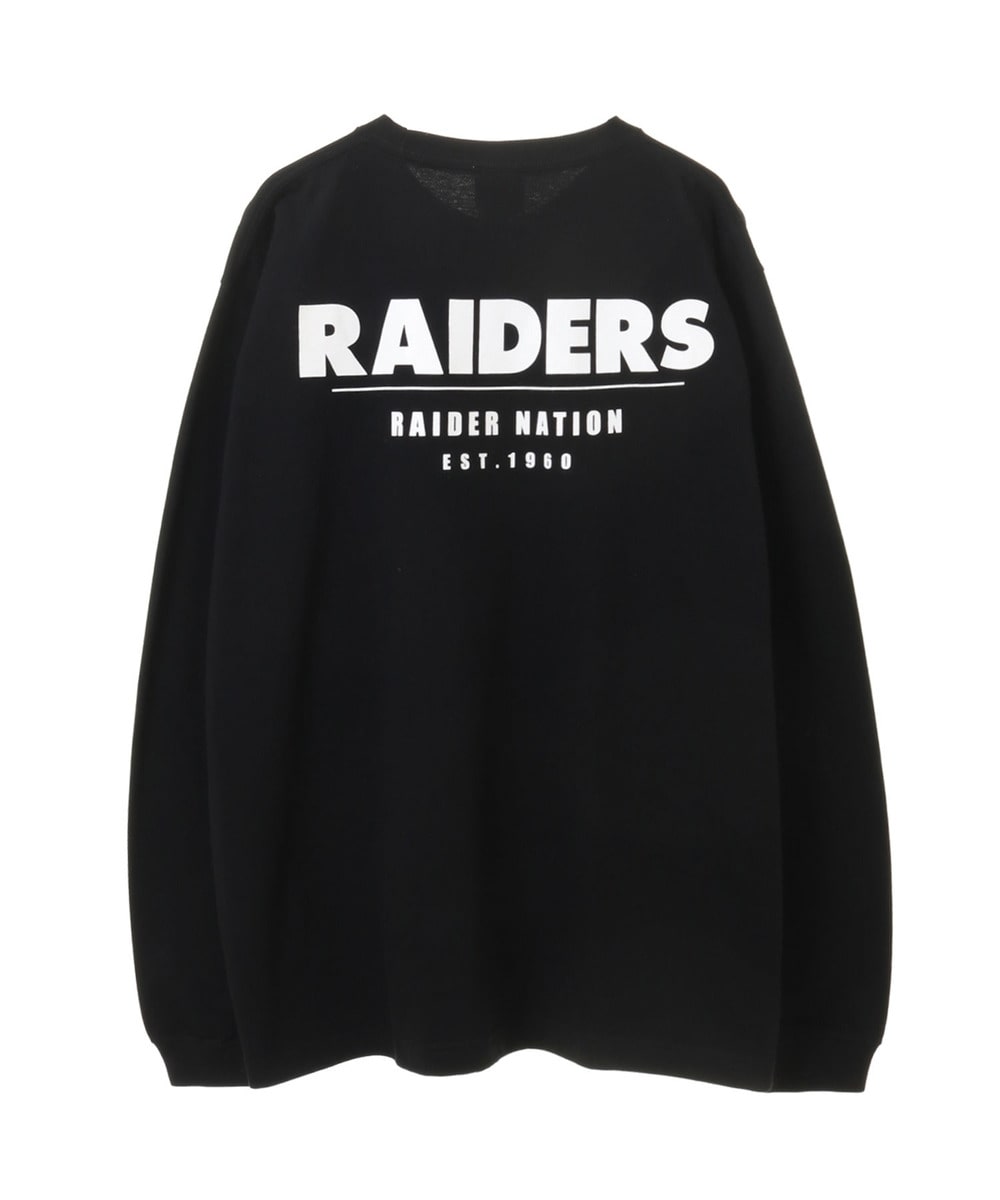 NFL ロングスリーブTシャツ（LV RAIDERS/レイダース） BLACK(ブラック) BLACK