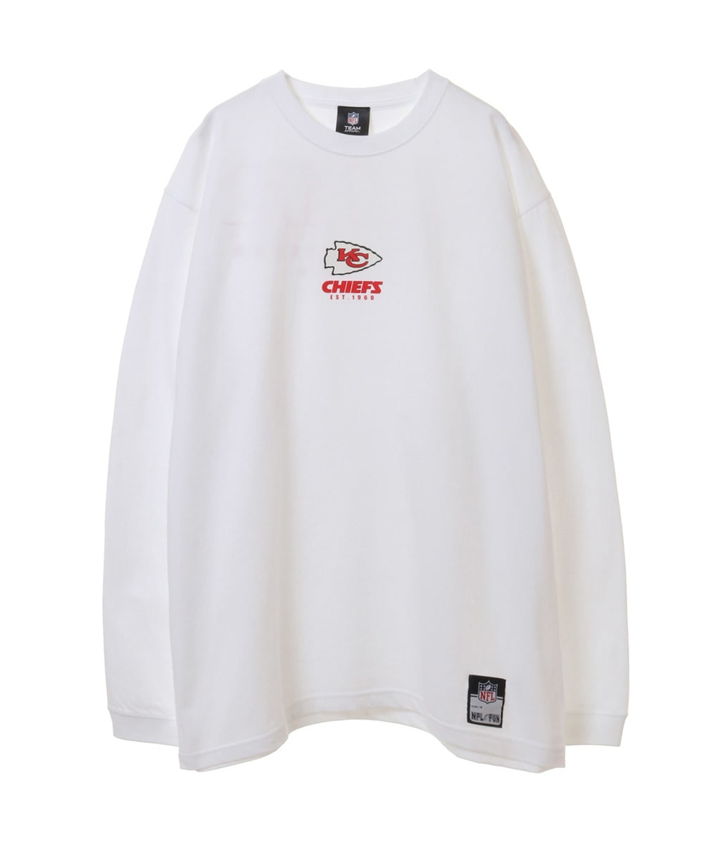 NFL ロングスリーブTシャツ（KC CHIEFS/チーフス） WHITE(ホワイト) 詳細画像