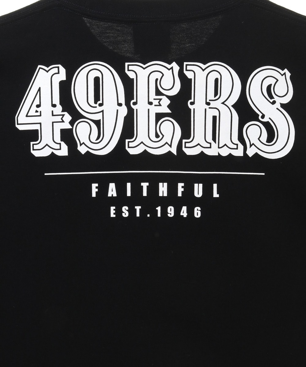 NFL ロングスリーブTシャツ（SF 49ers/フォーティナイナーズ） BLACK(ブラック) 詳細画像 BLACK 7