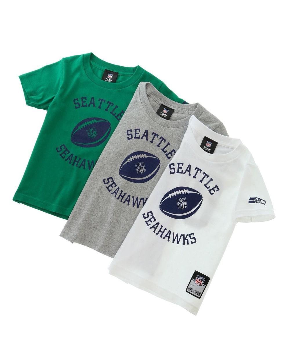 NFL プリントTシャツ 【Kid’s】（SEA SEAHAWKS/シーホークス） 詳細画像 GREEN 8