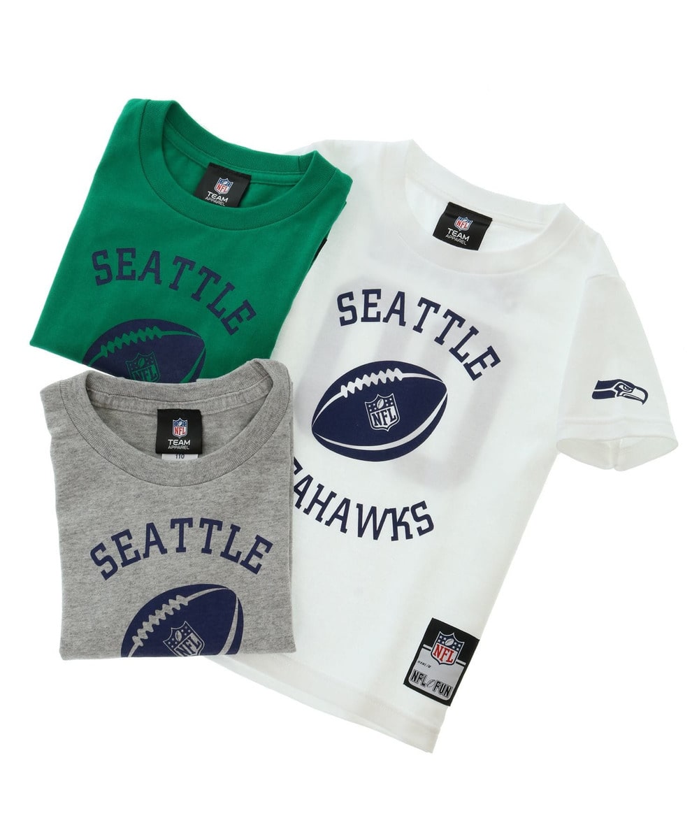 NFL プリントTシャツ 【Kid’s】（SEA SEAHAWKS/シーホークス） 詳細画像 GREEN 9