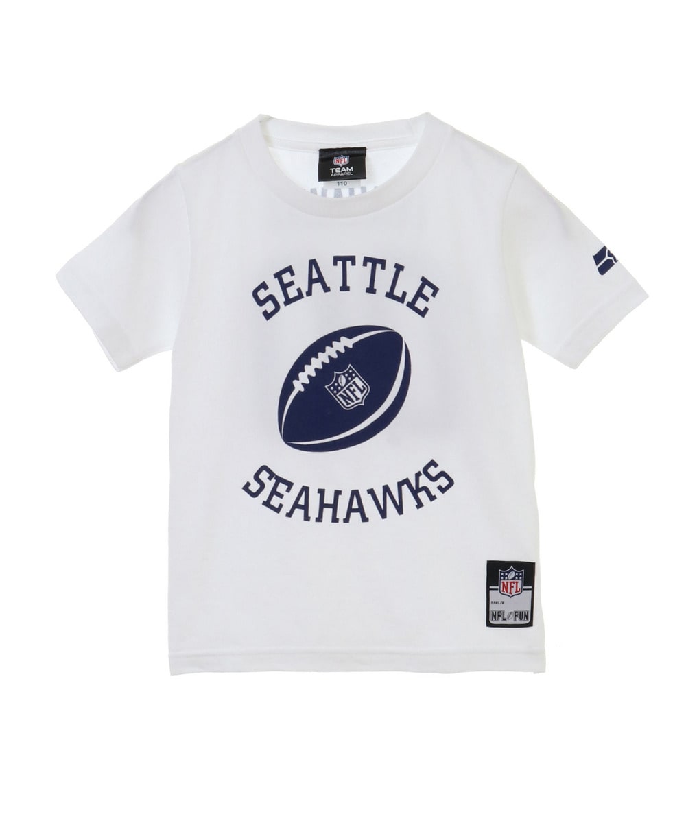 NFL プリントTシャツ 【Kid’s】（SEA SEAHAWKS/シーホークス） 詳細画像 WHITE 1