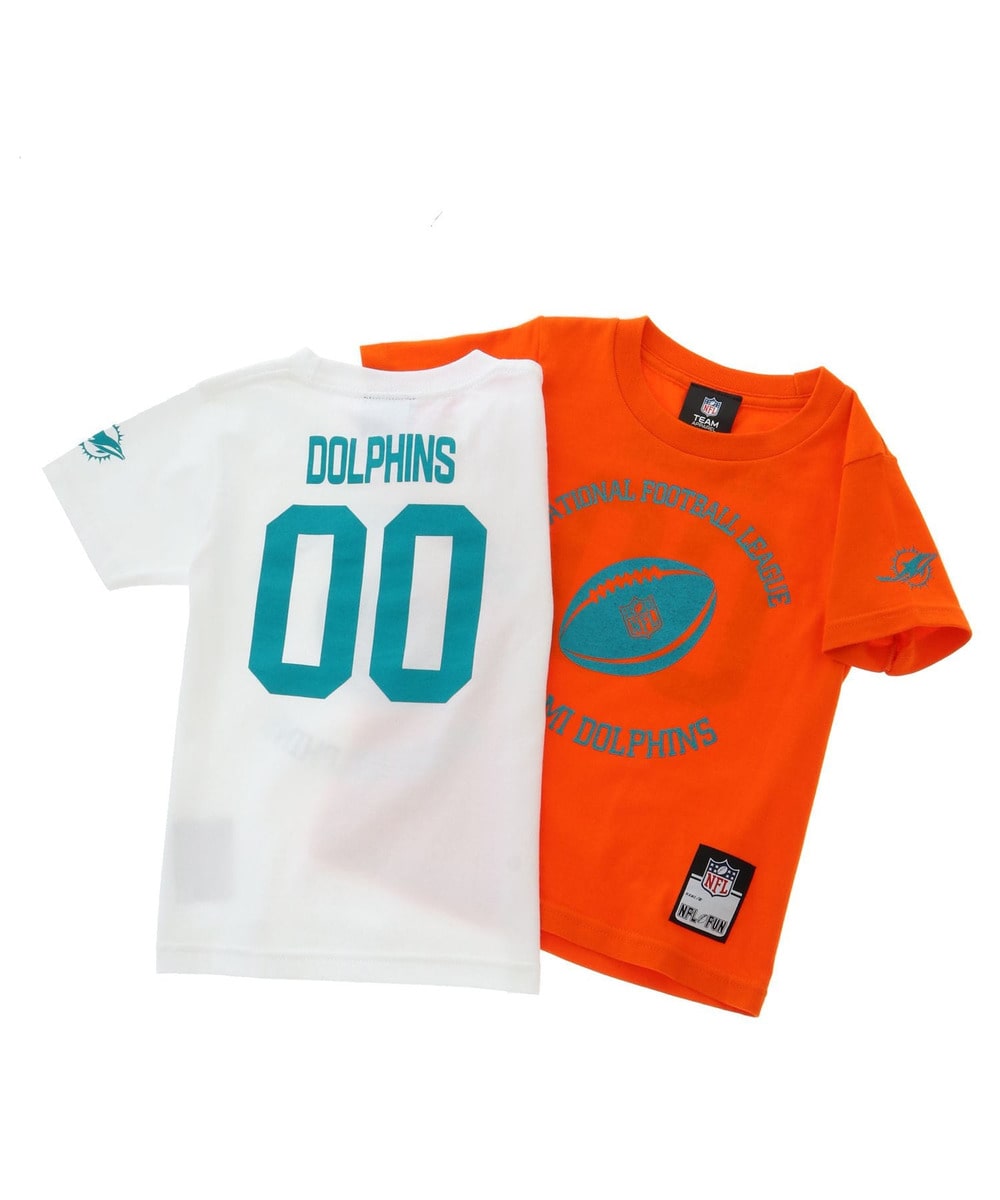 NFL プリントTシャツ 【Kid’s】（MIA DOLPHINS/ドルフィンズ） 詳細画像 ORANGE 4