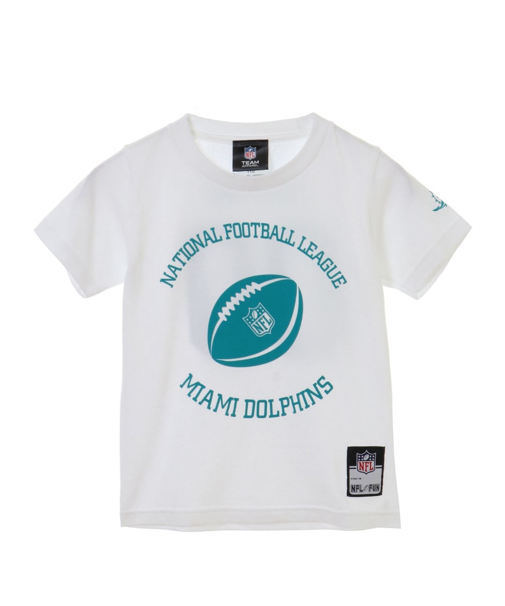 NFL プリントTシャツ 【Kid’s】（MIA DOLPHINS/ドルフィンズ） 詳細画像 WHITE 1