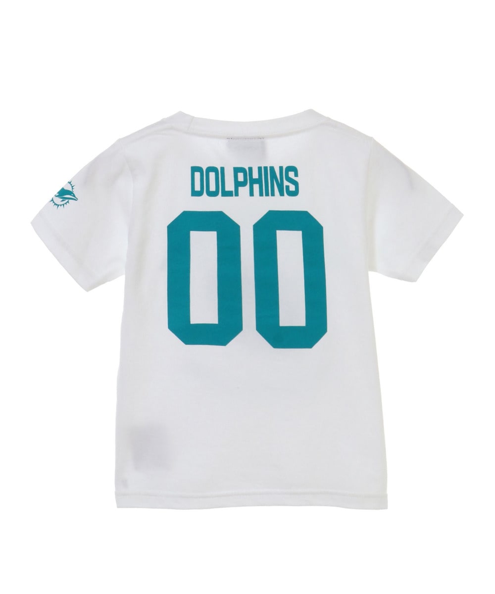 NFL プリントTシャツ 【Kid’s】（MIA DOLPHINS/ドルフィンズ） 詳細画像 WHITE 2