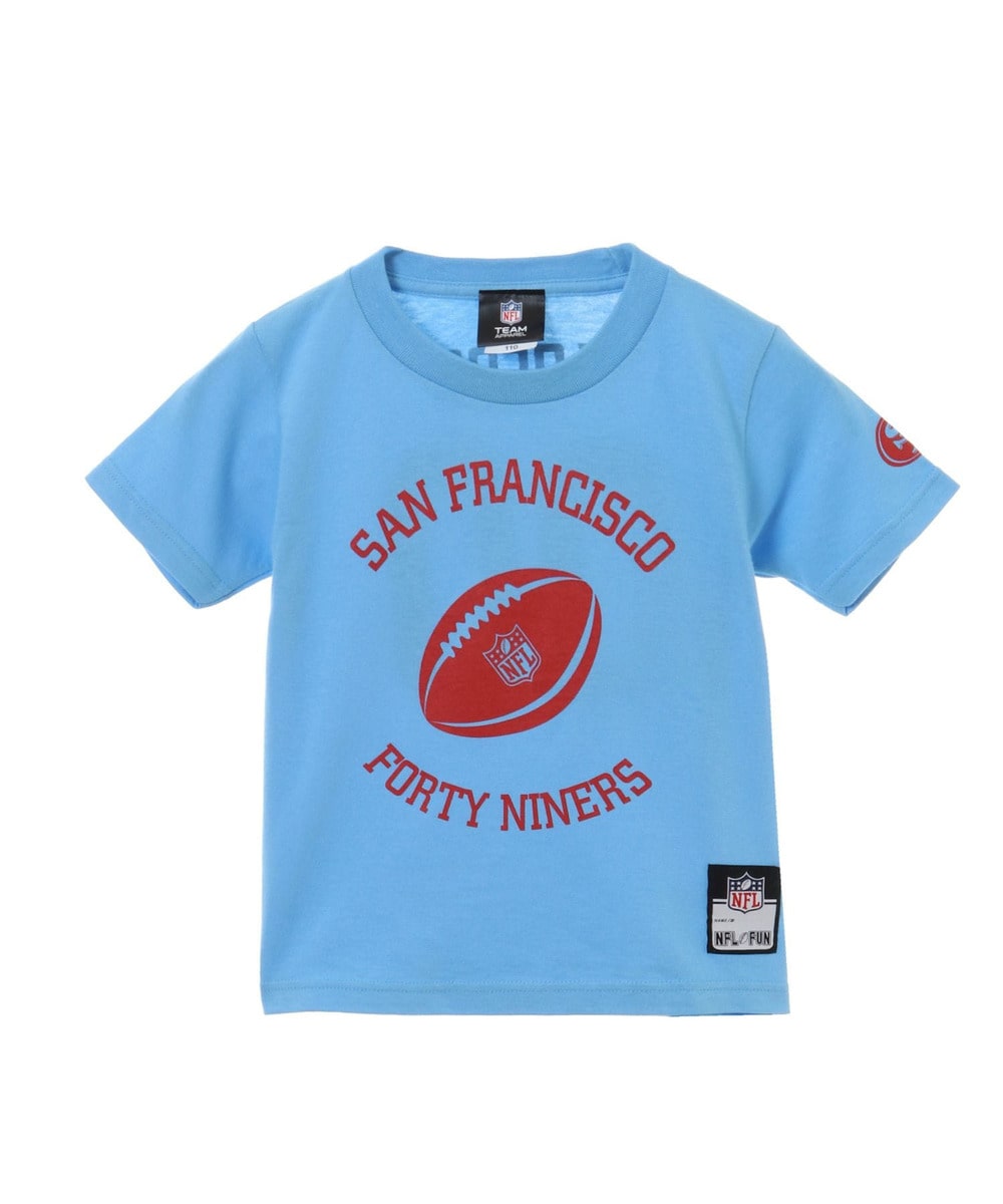 NFL プリントTシャツ【Kid’s】 (SF 49ers/フォーティナイナーズ）  詳細画像 サックス 1
