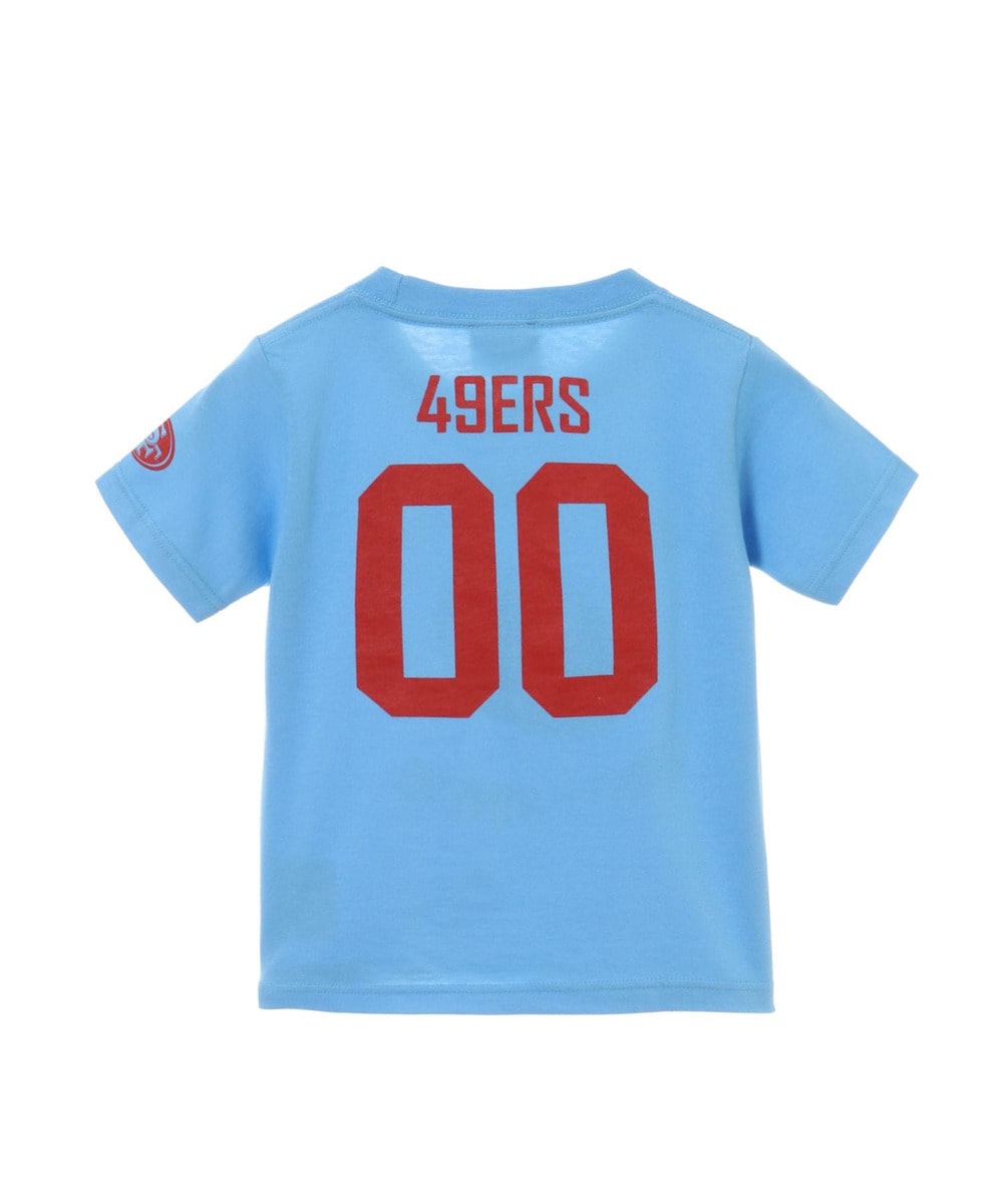 NFL プリントTシャツ【Kid’s】 (SF 49ers/フォーティナイナーズ）  詳細画像 サックス 2