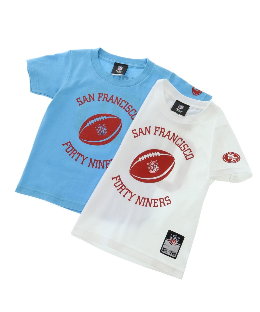 NFL プリントTシャツ【Kid’s】 (SF 49ers/フォーティナイナーズ）  詳細画像 サックス 3