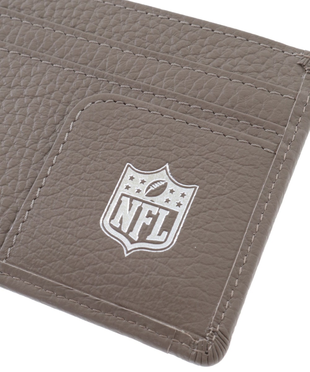 NFL 二つ折 財布（マネークリップ）本革仕様  詳細画像 TAUPE 5