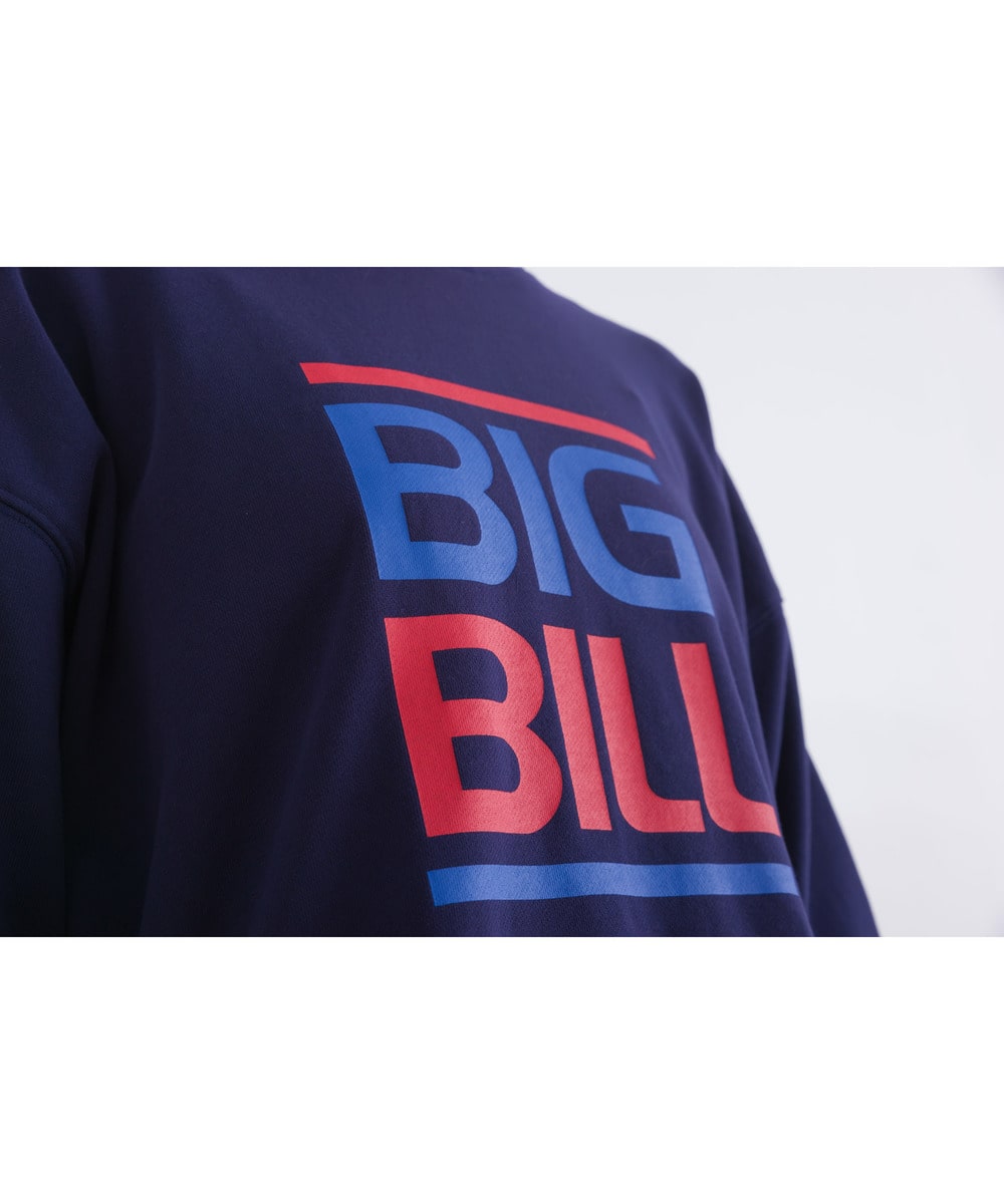 【BIG BILL/ビッグビル】320g裏毛　ロゴトレーナー 詳細画像 BLACK 1