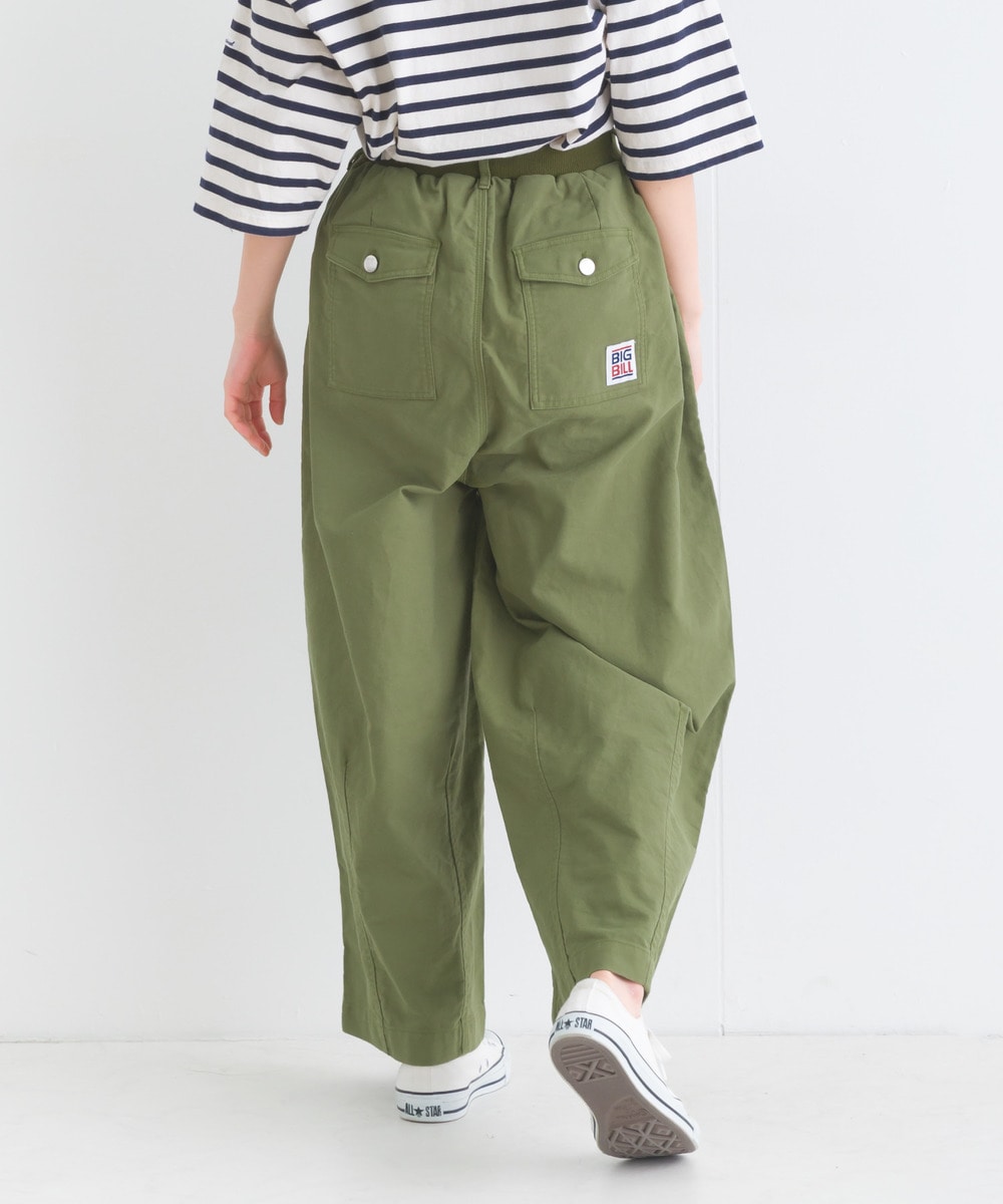 バックサテン　ひざでるパンツ 詳細画像 KHAKI 3