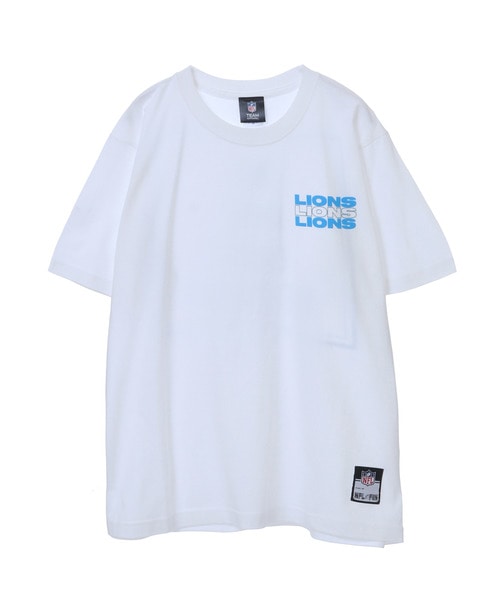 NFL Tシャツ（DET LIONS/ライオンズ）WHITE（ホワイト）