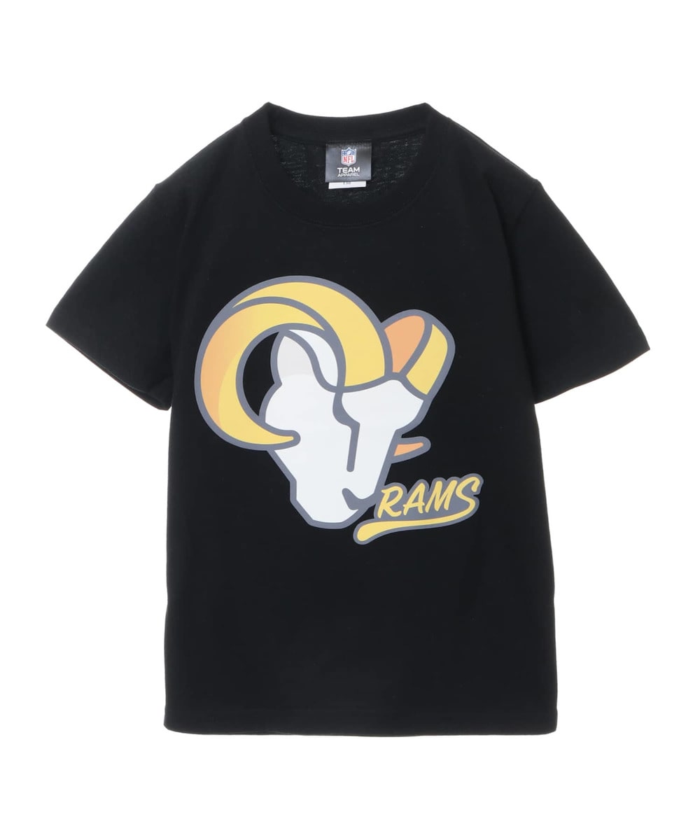 NFL リフレクターTシャツ【Kid's】（LAR RAMS/ラムズ） 詳細画像 BLACK 1
