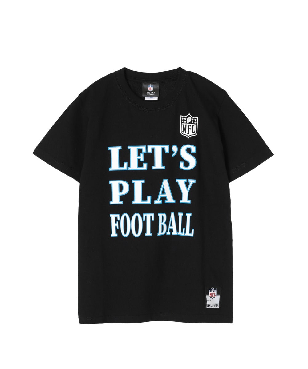 NFL KIDSTシャツ　let's play  詳細画像 BLACK 1