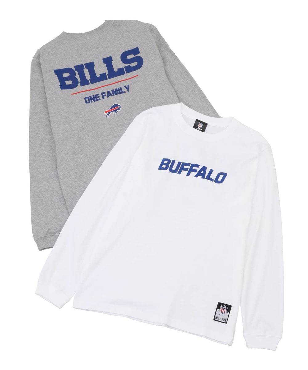 NFL ロングスリーブTシャツ（BUF BILLS /ビルズ） 詳細画像 WHITE 2