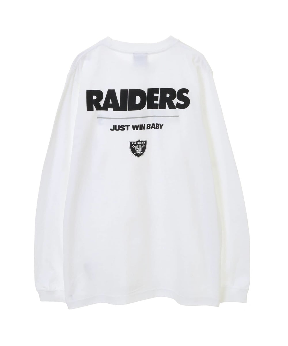 NFL ロングスリーブTシャツ（LV RAIDERS/レイダース） 詳細画像 WHITE 2