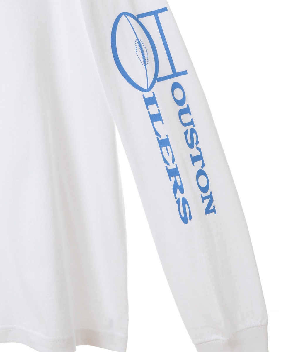 NFL ロングスリーブTシャツ（HOU OILERS/オイラーズ）sleeve logo 詳細画像 WHITE 3