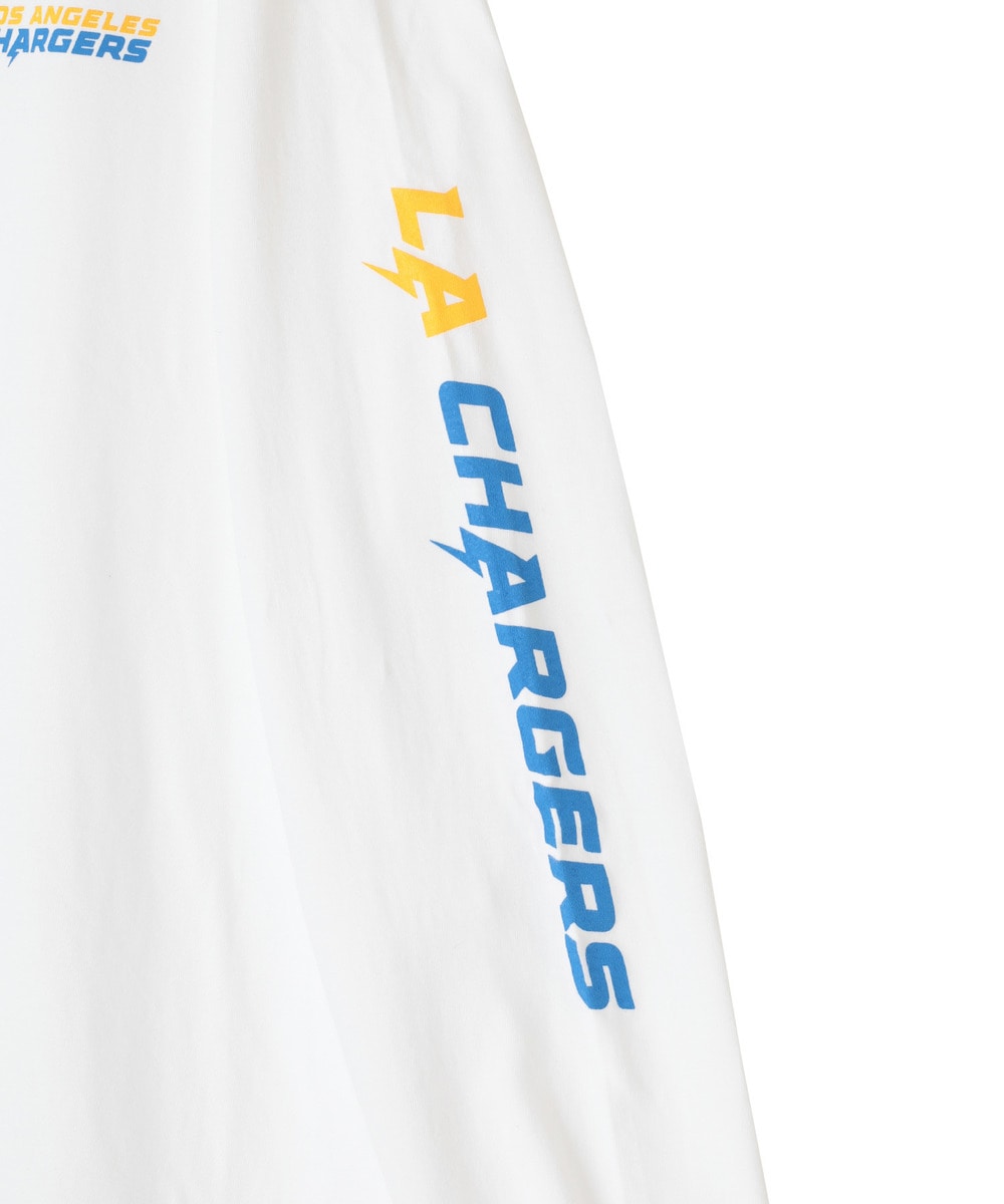 NFL ロングスリーブTシャツ（LAC CHARGERS/チャージャーズ） 詳細画像 WHITE 3