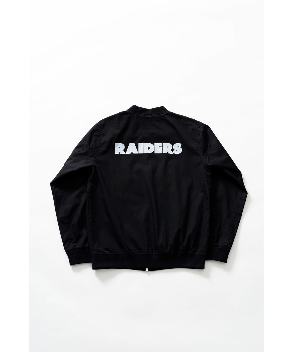 NFL スタジアムジャケット（LV RAIDERS/レイダース）BLACK（ブラック