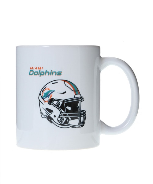NFL マグカップ（MIA DOLPHINS /ドルフィンズ）helmet/slogan
