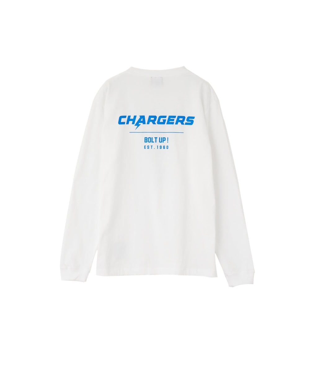 NFL ロングスリーブTシャツ（LAC CHARGERS/チャージャーズ）  詳細画像 WHITE 2