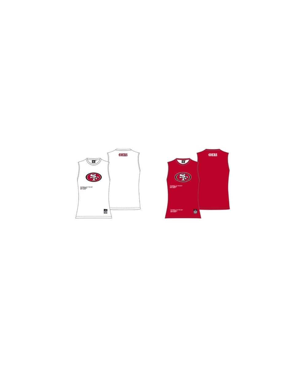 NFL  ノースリーブTシャツ（SF 49ERSS /フォーティナイナーズ） 詳細画像 RED 1