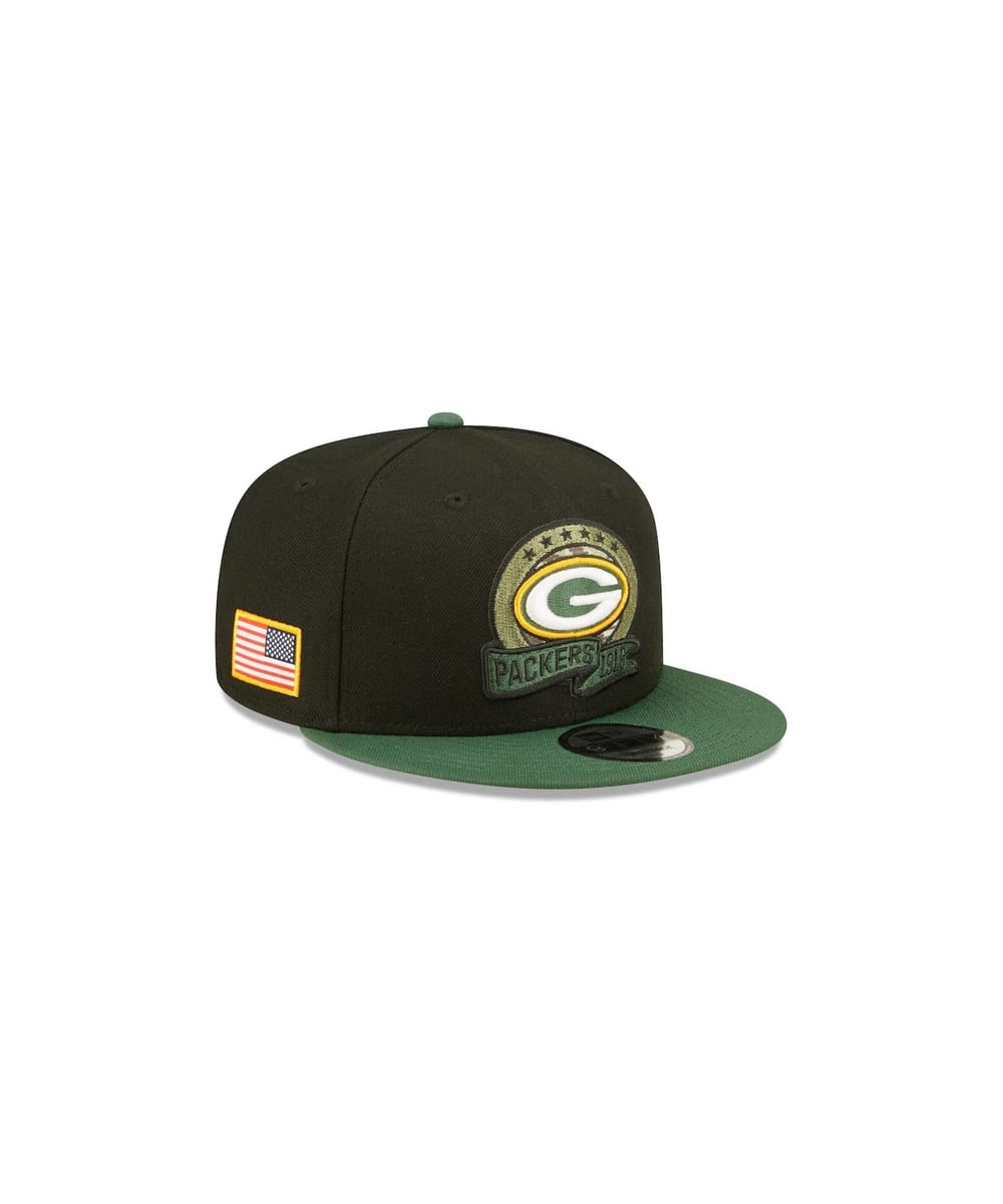 NFL　キャップ（GB PACKERS /パッカーズ） Salute To Service 9FIFTY  詳細画像 BLACK 1