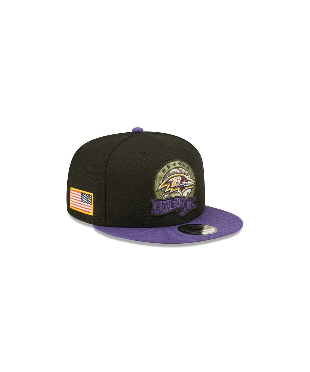 NFL　キャップ（BAL RAVENS /レイブンズ） Salute To Service 9FIFTY  詳細画像 BLACK 1