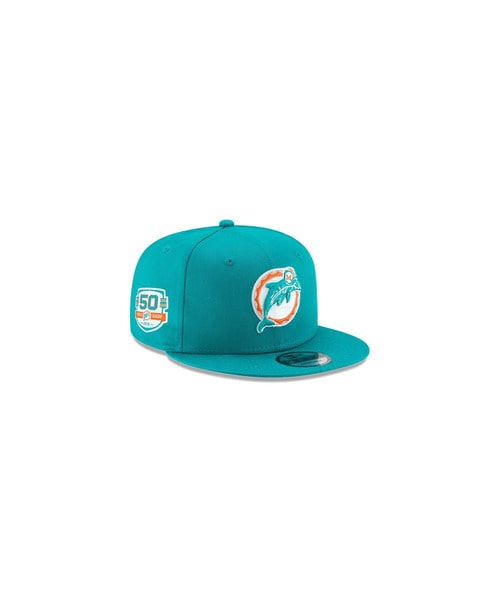 NFL　キャップ（MIA DOLPHINS/ドルフィンズ）Perfect Season 50th Anniversary Side Patch 9FIFTY