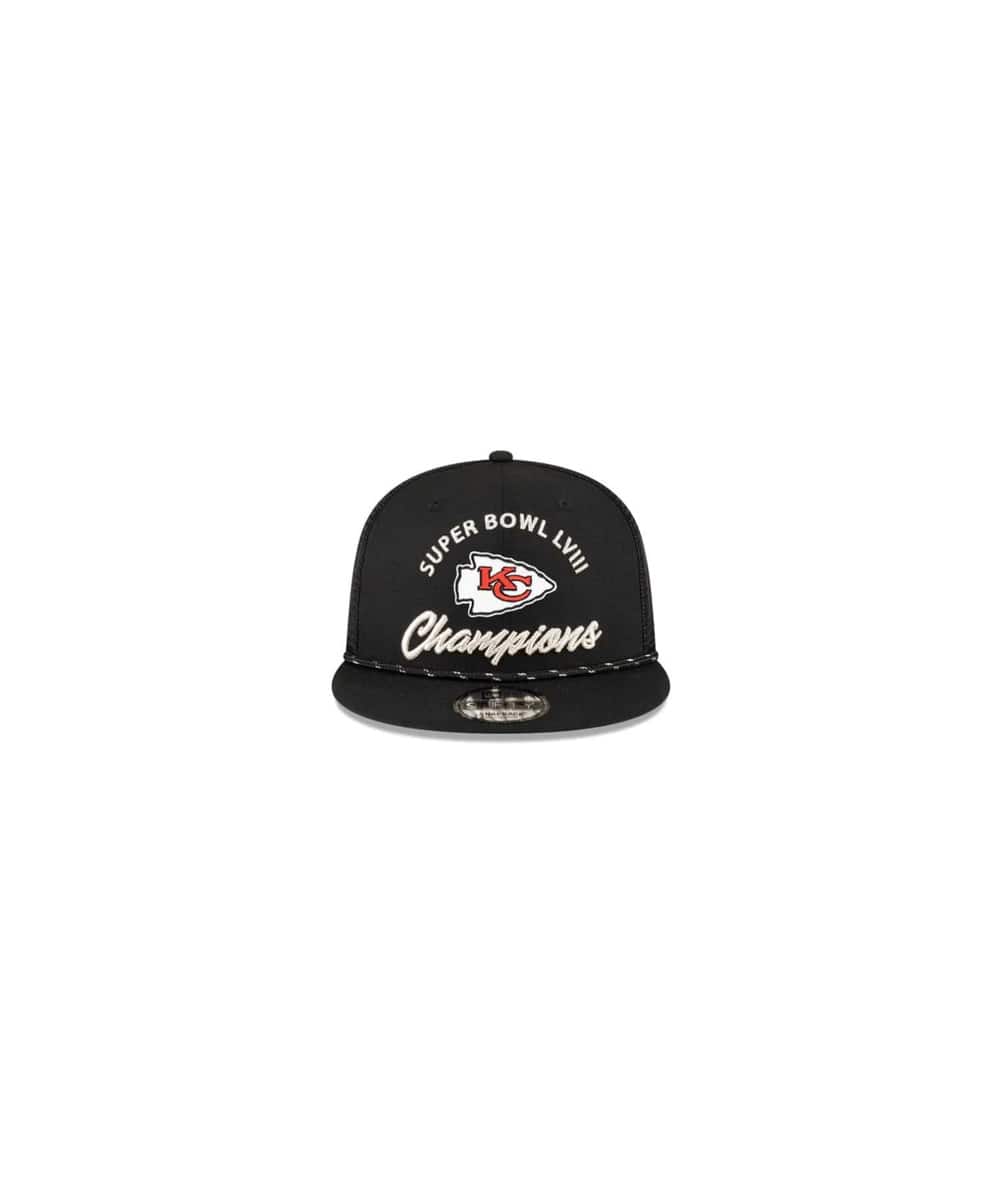 NFL キャップ（KC CHIEFS/チーフス）Super Bowl LVIII Champions Parade 9FIFTY  詳細画像 BLACK 3