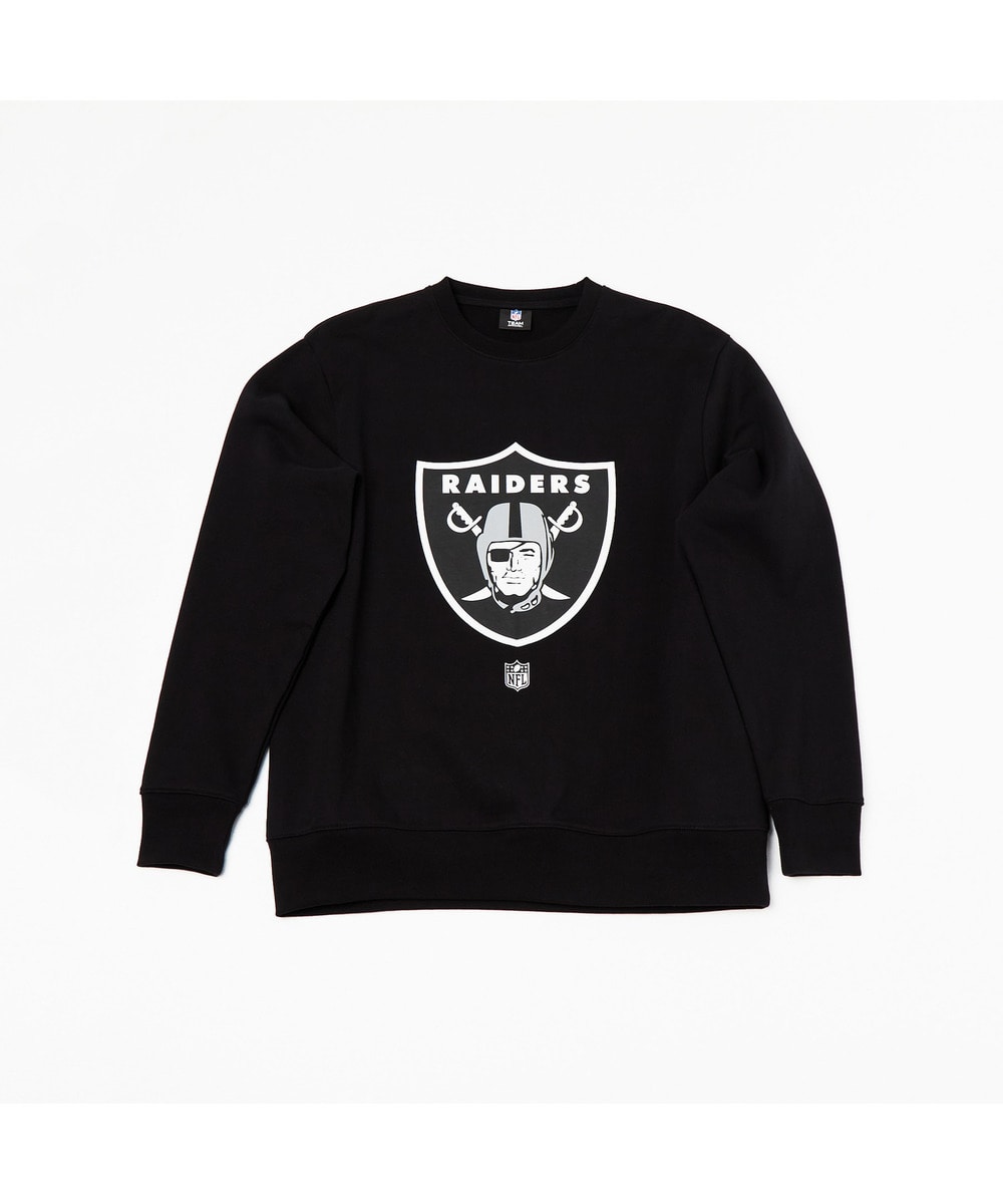 NFL HWスウェットシャツ（LV RAIDERS/レイダース）BLACK（ブラック）5/ 詳細画像 BLACK 1