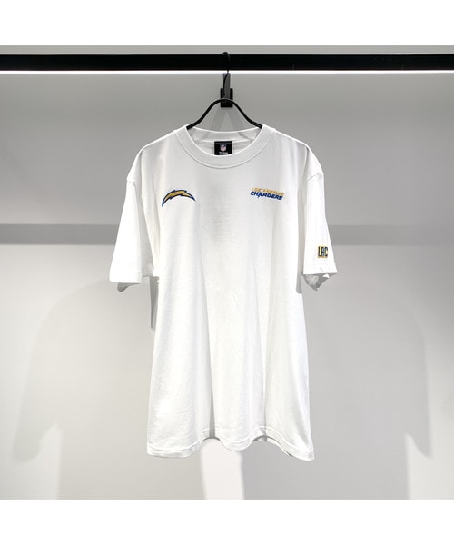NFL 刺繍Tシャツ（LAC CHARGERS/チャージャーズ）WHITE（ホワイト）S