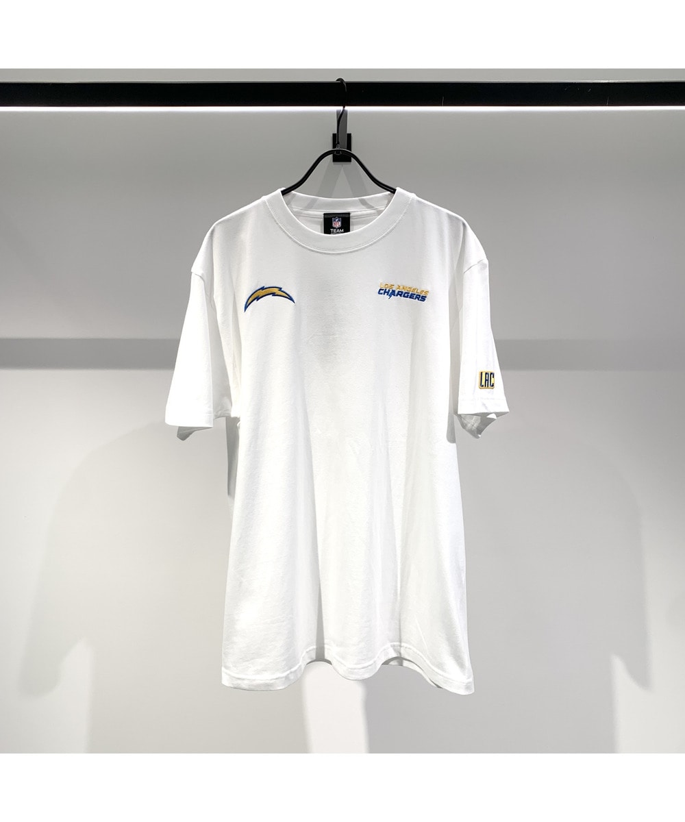 NFL 刺繍Tシャツ（LAC CHARGERS/チャージャーズ） 詳細画像 WHITE 1