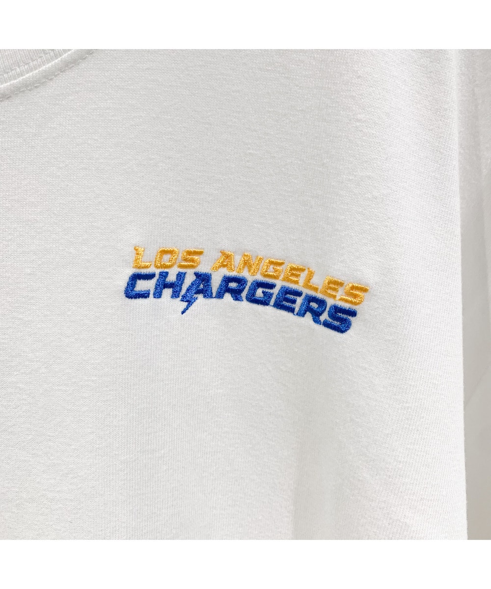 NFL 刺繍Tシャツ（LAC CHARGERS/チャージャーズ） 詳細画像 WHITE 4