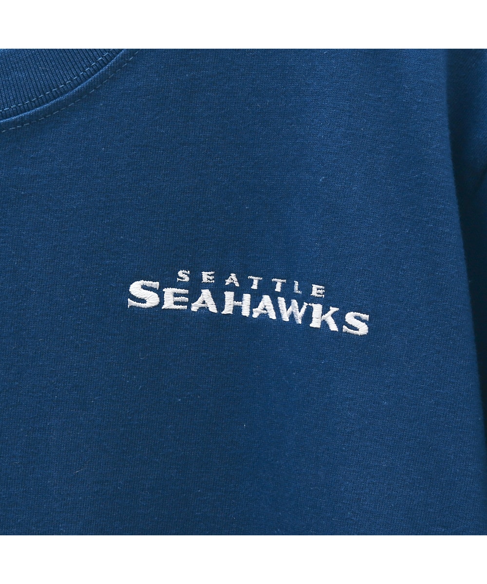 NFL 刺繍Tシャツ（SEA SEAHAWKS/シーホークス） 詳細画像 NAVY 3