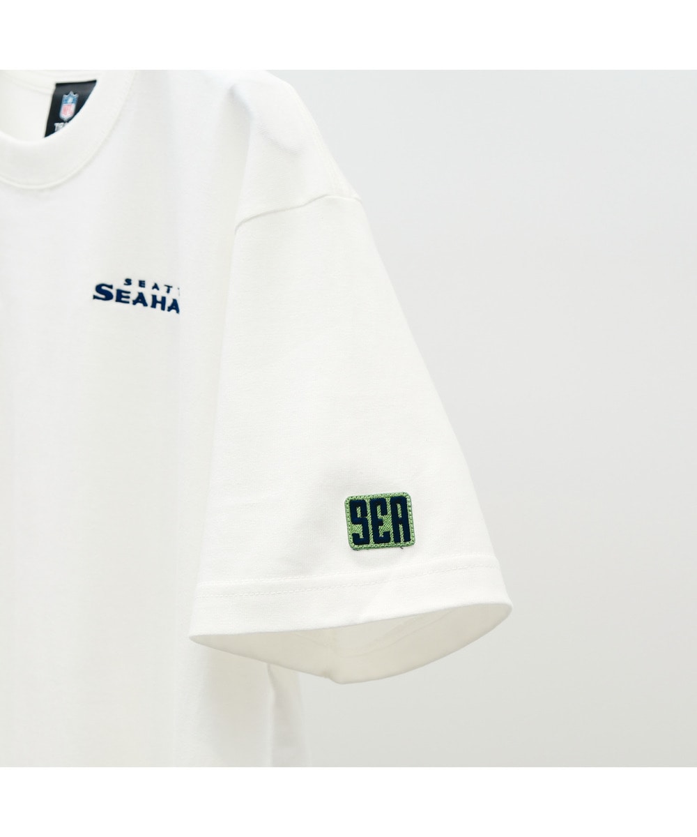 NFL 刺繍Tシャツ（SEA SEAHAWKS/シーホークス） 詳細画像 WHITE 6