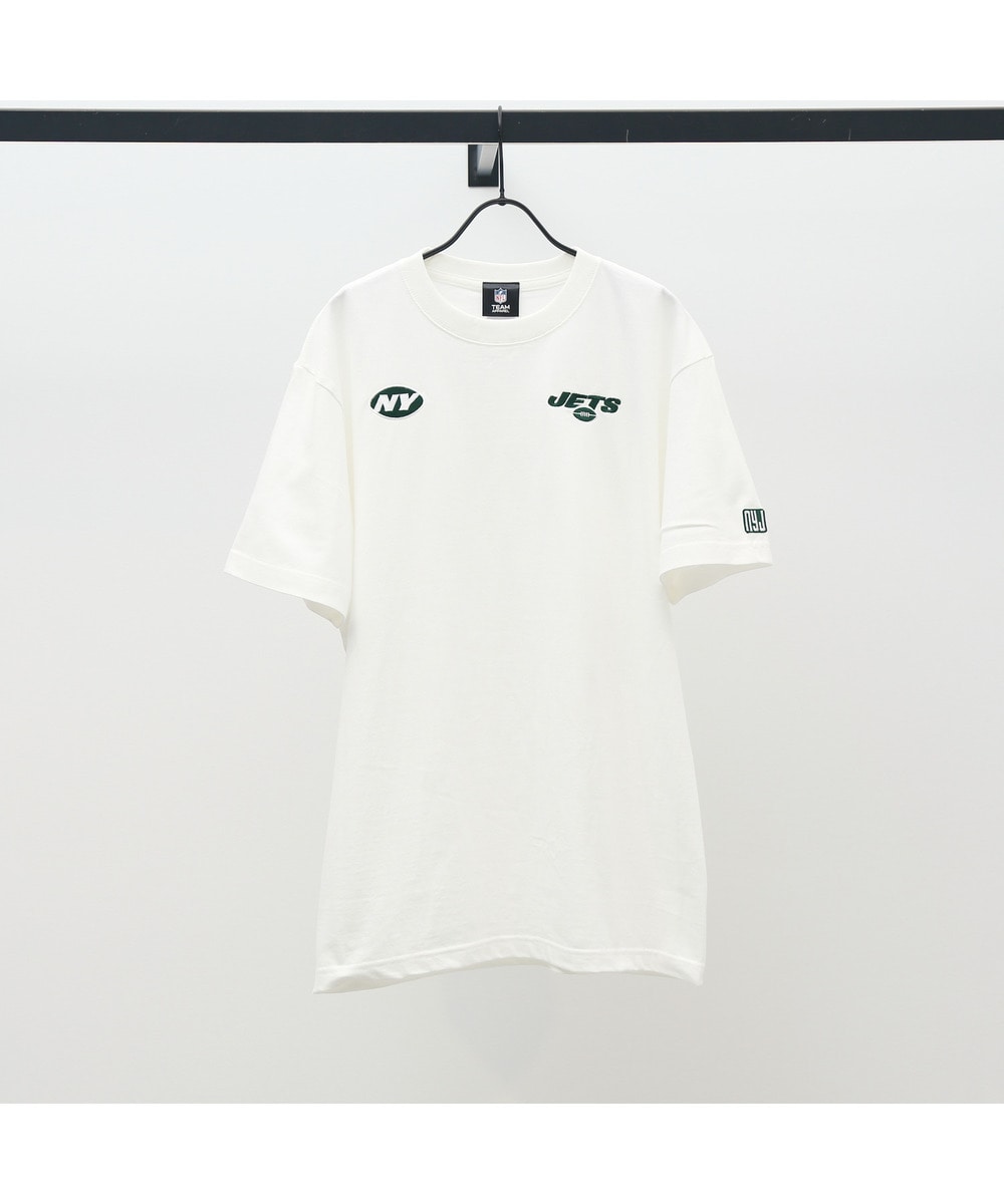NFL 刺繍Tシャツ（NYJ JETS /ジェッツ） 詳細画像 WHITE 1
