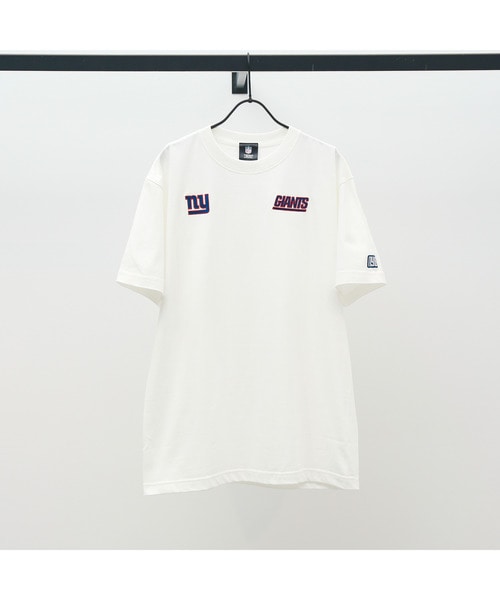 NFL 刺繍Tシャツ（NYG GIANTS/ジャイアンツ）WHITE.V（ホワイト）S