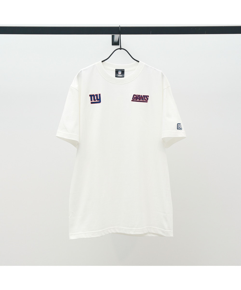NFL 刺繍Tシャツ（NYG GIANTS/ジャイアンツ） 詳細画像 WHITE 1