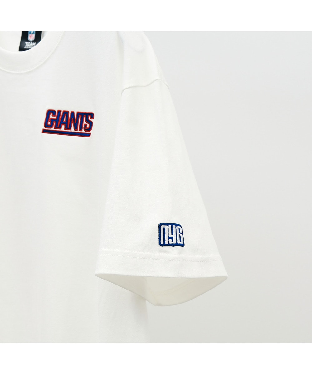 NFL 刺繍Tシャツ（NYG GIANTS/ジャイアンツ） 詳細画像 WHITE 6