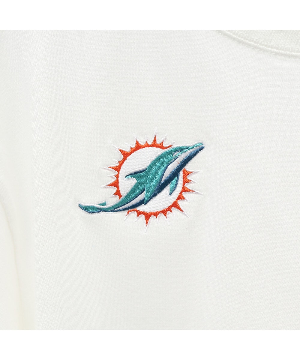 NFL 刺繍Tシャツ（MIA DOLPHINS /ドルフィンズ） 詳細画像 WHITE 4