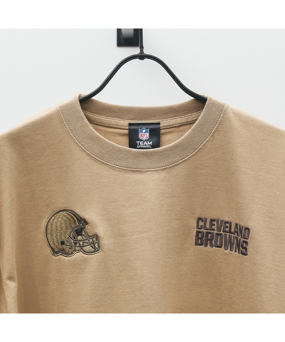 NFL 刺繍Tシャツ（CLE BROWNS/ブラウンズ） 詳細画像 SAND 3