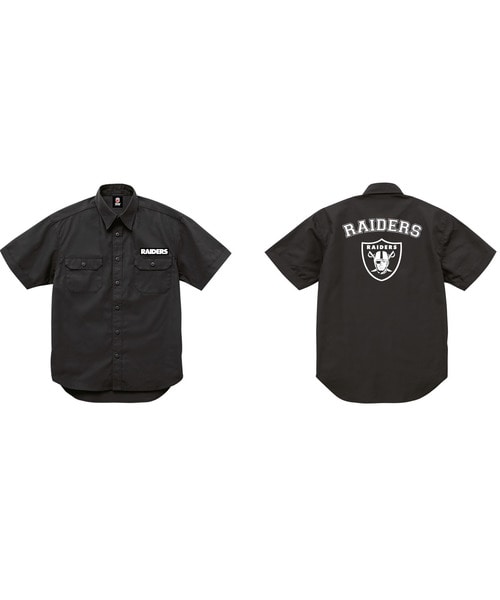 NFL ワークシャツ（LV RAIDERS/レイダース）BLACK（ブラック）　
