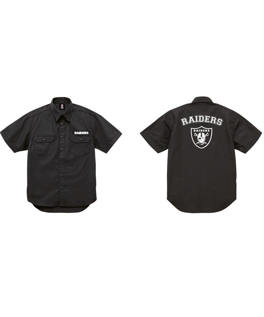 NFL ワークシャツ（LV RAIDERS/レイダース）BLACK（ブラック）　 詳細画像 BLACK 1