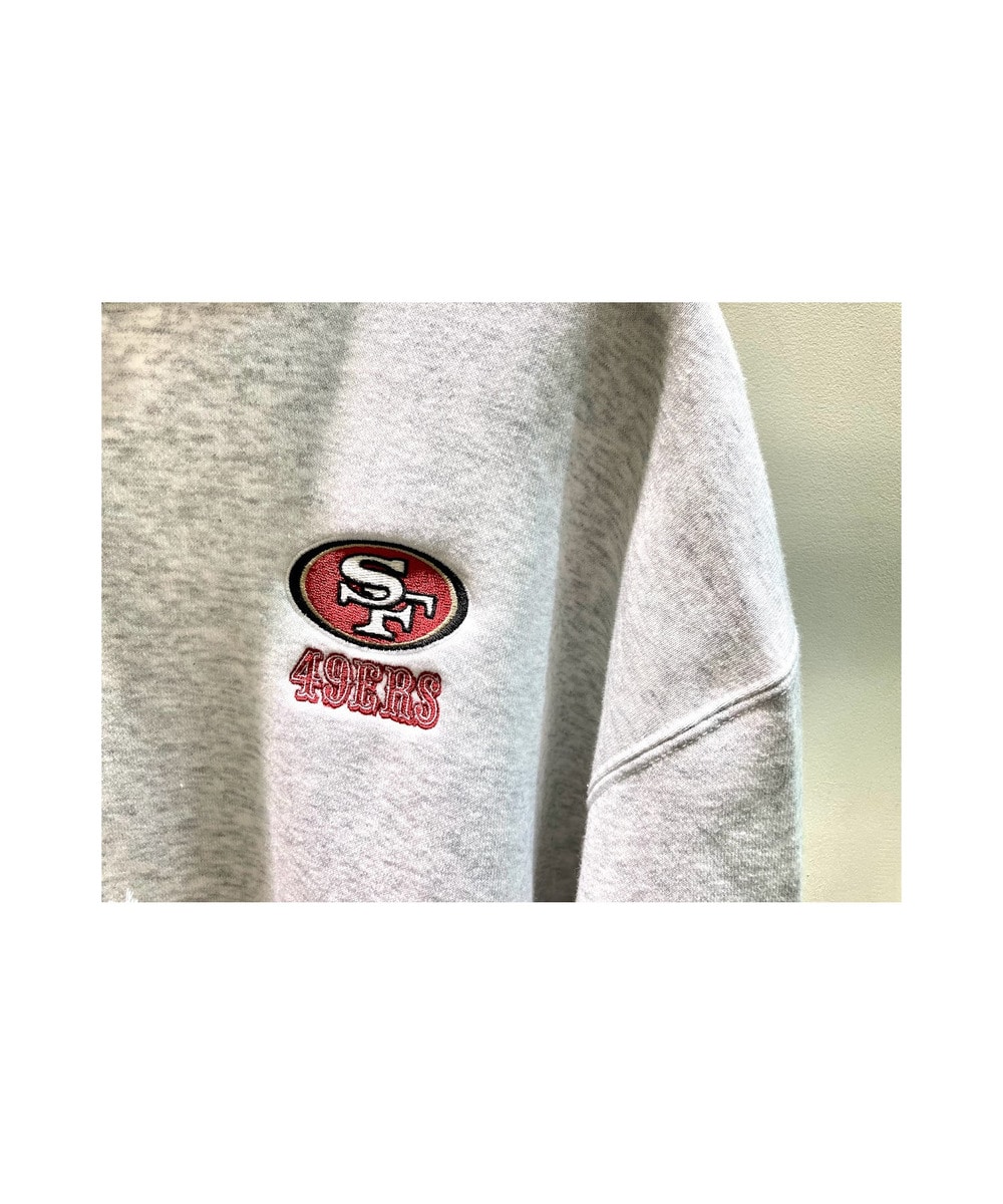 NFL 刺繍パーカー（SF 49ERS/フォーティナイナーズ） 詳細画像 ASH 2
