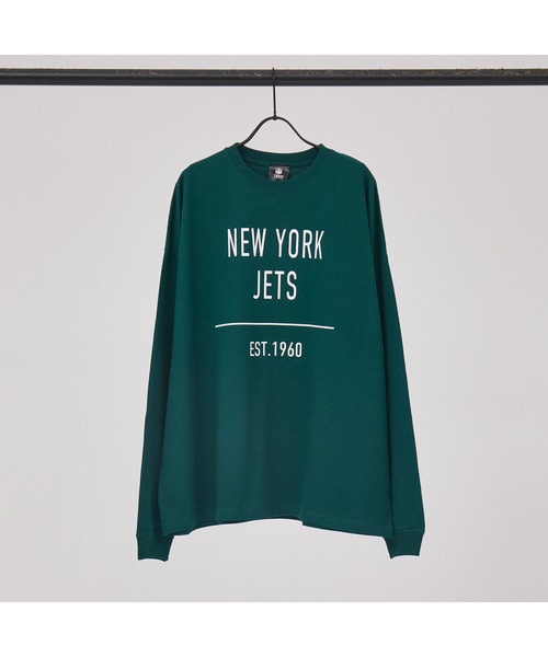NFL BSロングスリーブTシャツ（NYJ JETS/ジェッツ）GREEN（グリーン）S