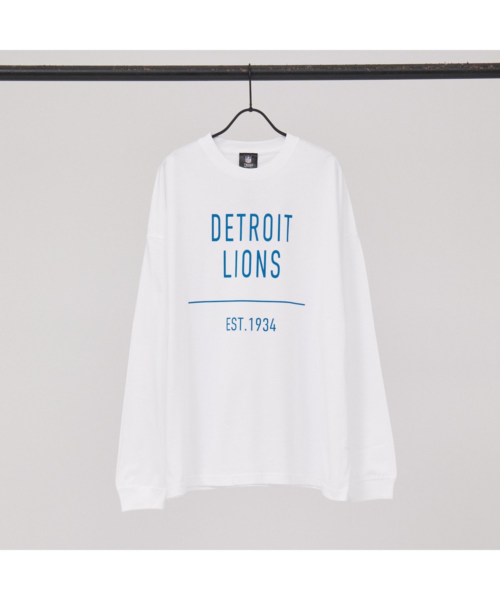 NFL BSロングスリーブTシャツ（DET LIONS/ライオンズ） 詳細画像 WHITE 1